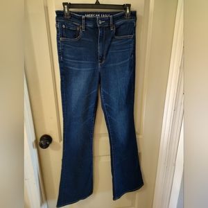 Women's American Eagle Highest Rise Flare Jeans Size 6 Short